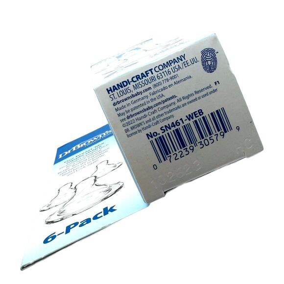 Dr. Brown's Original Nipple Level 4 9m+ Fast-Flow Feeding System 6-count NEW - Picture 6 of 7
